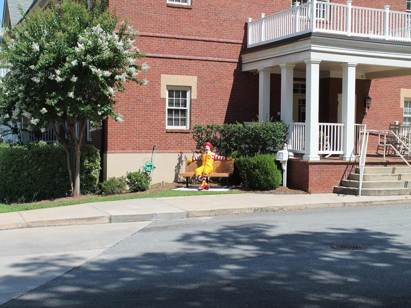 Forsyth Street Entrance and Parking