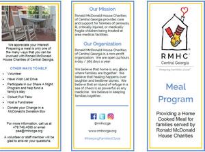 Meal Program Brochure